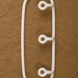 Virginia Sin Home Hooks Trio Coat Rack in Speckled White Speckled White / 20" L X 6.5" W X 2" H