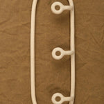 Virginia Sin Home Hooks Trio Coat Rack in Speckled Speckled / 20" L X 6.5" W X 2" H