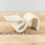 Virginia Sin Home Candle Holders Wei Candlestick Cream / 5" L X 2.75" W X 2.5" H
