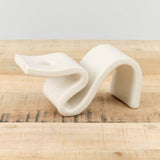 Virginia Sin Home Candle Holders Wei Candlestick Cream / 5" L X 2.75" W X 2.5" H