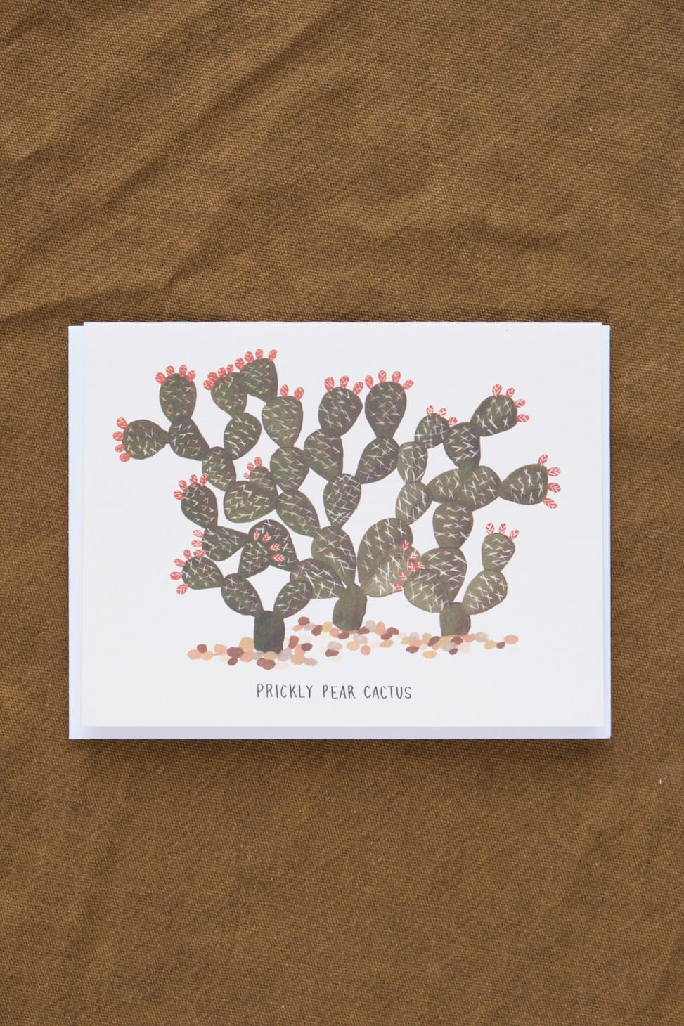 Small Adventure Craft Stationery Prickly Pear Cactus Card