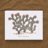 Small Adventure Craft Stationery Prickly Pear Cactus Card