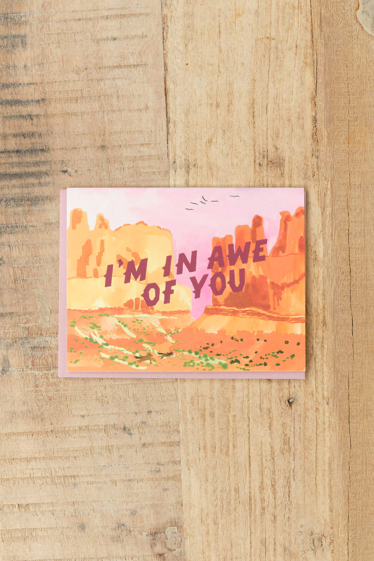 Small Adventure Craft Stationery In Awe of You Card