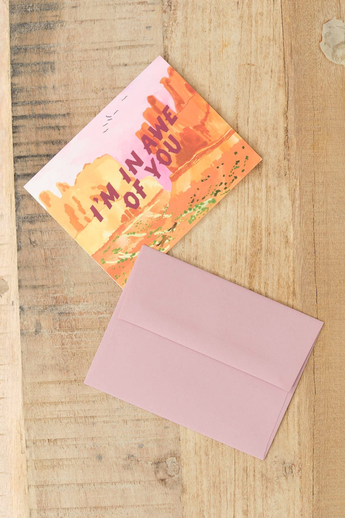 Small Adventure Craft Stationery In Awe of You Card
