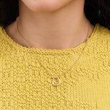 Stephanie Windsor Jewelry Necklaces Teardrop Charm Holder Clasp 14K Yellow Gold / Teardrop