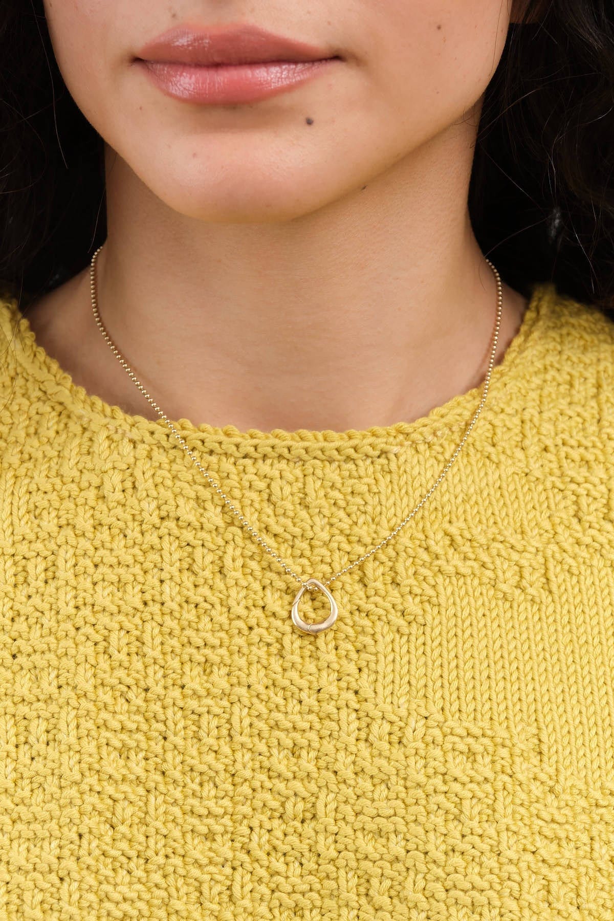 Stephanie Windsor Jewelry Necklaces Teardrop Charm Holder Clasp 14K Yellow Gold / Teardrop