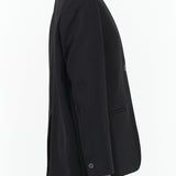 Studio Nicholson Apparel Womens Jackets Joyce Collarless Tailored Blazer