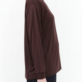 Studio Nicholson Apparel Womens Blouses Simmons Long Sleeve Top