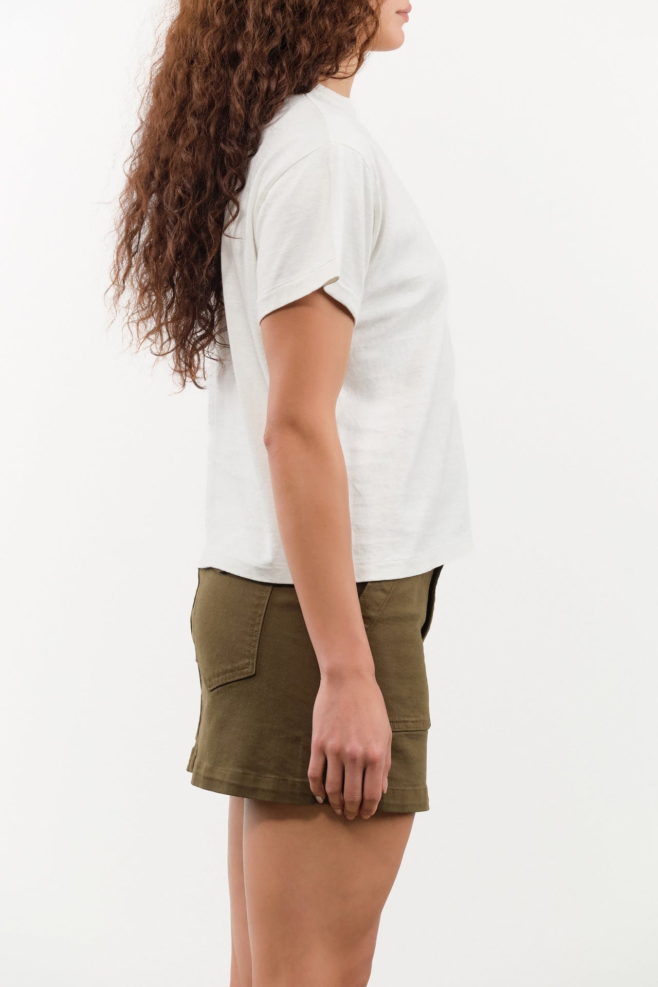Sunray Sportswear Apparel Womens Tees Hi'aka T-Shirt in Pigment Blanc de Blanc