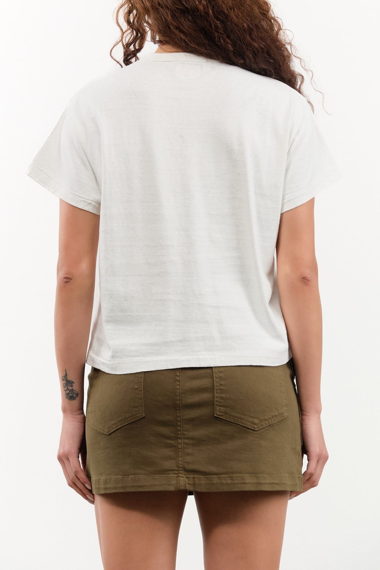 Sunray Sportswear Apparel Womens Tees Hi'aka T-Shirt in Pigment Blanc de Blanc
