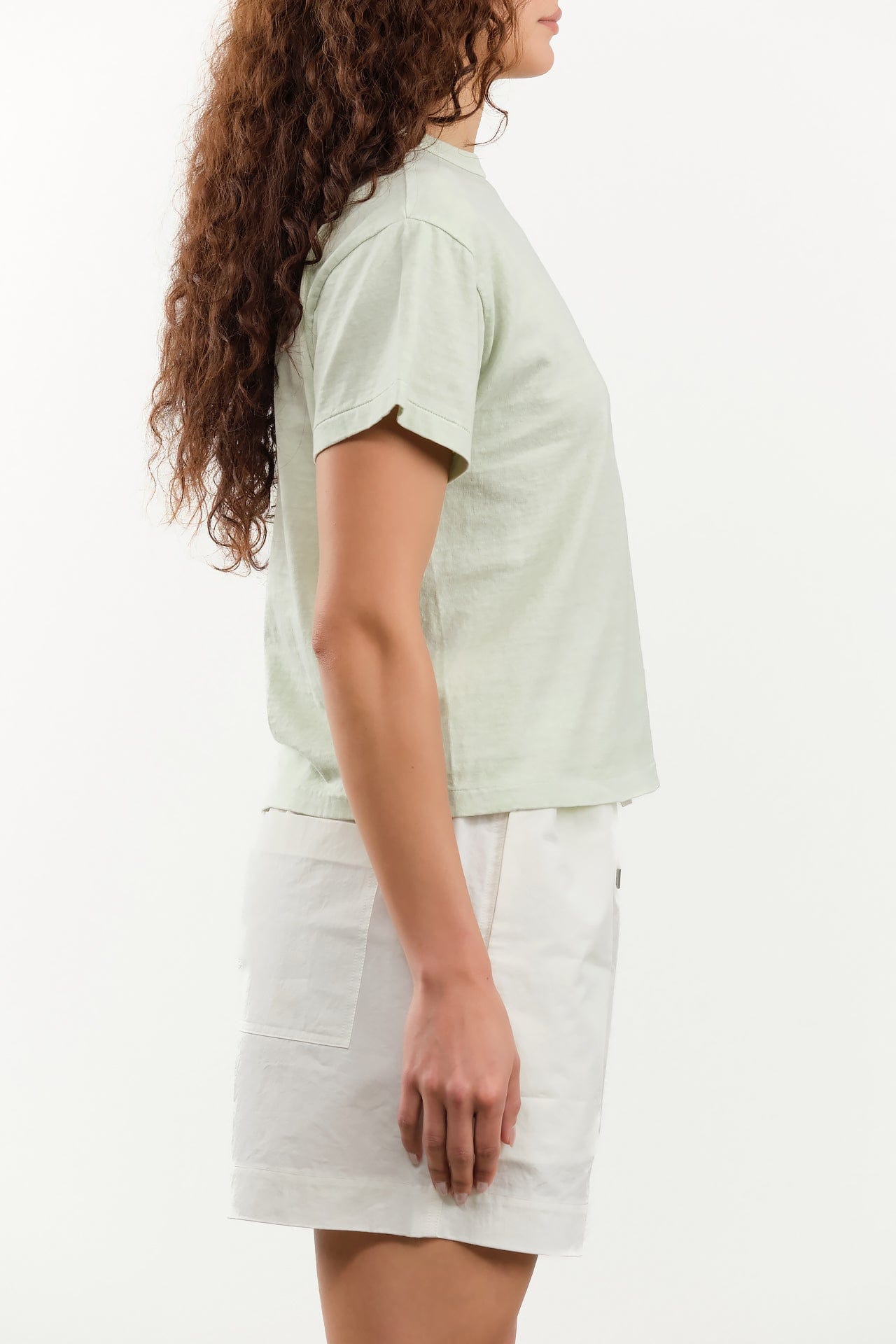 Sunray Sportswear Apparel Womens Tees Hi'aka T-Shirt in Pigment Sea Foam