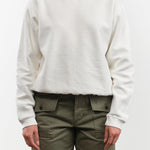 Sunray Sportswear Apparel Womens Lounge Hina Sweatshirt in Pigment Blanc de Blanc