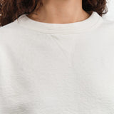 Sunray Sportswear Apparel Womens Lounge Hina Sweatshirt in Pigment Blanc de Blanc