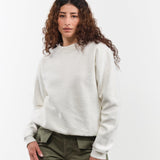 Sunray Sportswear Apparel Womens Lounge Hina Sweatshirt in Pigment Blanc de Blanc Pigment Blanc de Blanc / 1