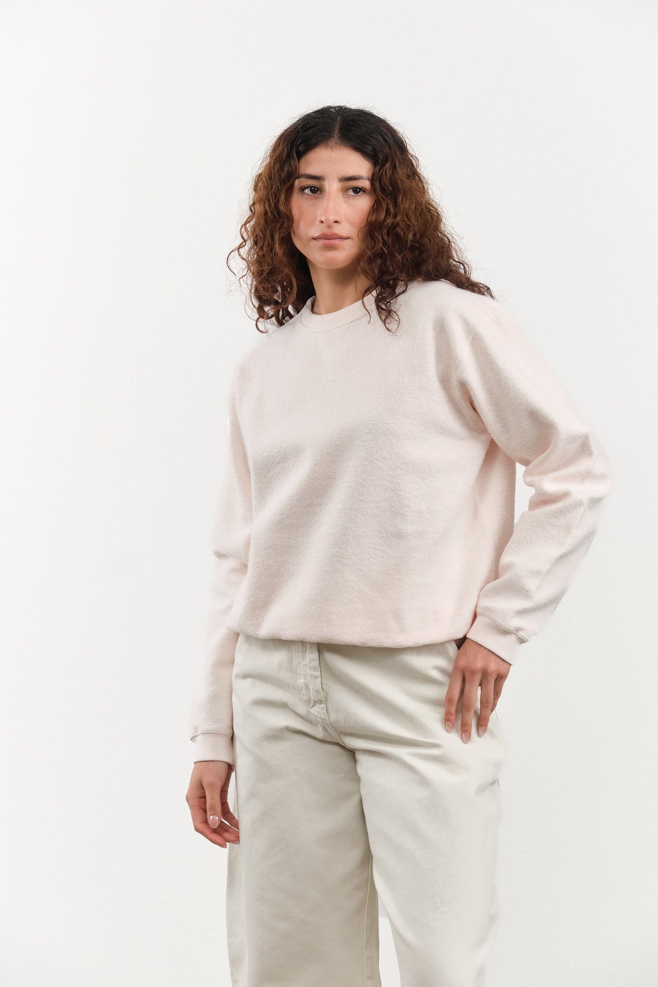 Sunray Sportswear Apparel Womens Lounge Hina Sweatshirt in Pigment Delicacy Pigment Delicacy / 1