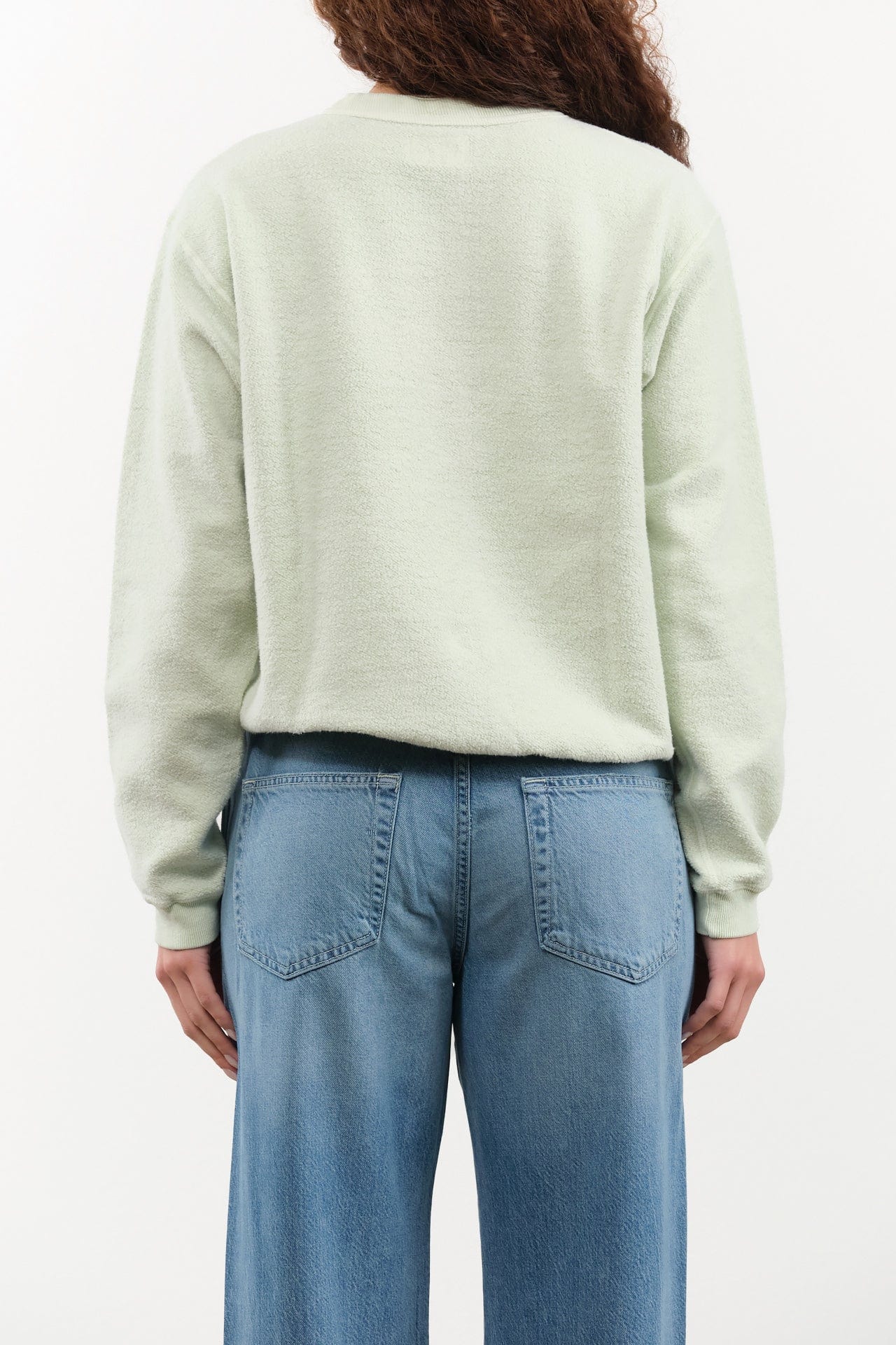 Sunray Sportswear Apparel Womens Lounge Hina Sweatshirt in Pigment Sea Foam