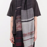 Tamaki Niime Accessories Scarves Small Roots Shawl in Blackberry Blackberry / One Size