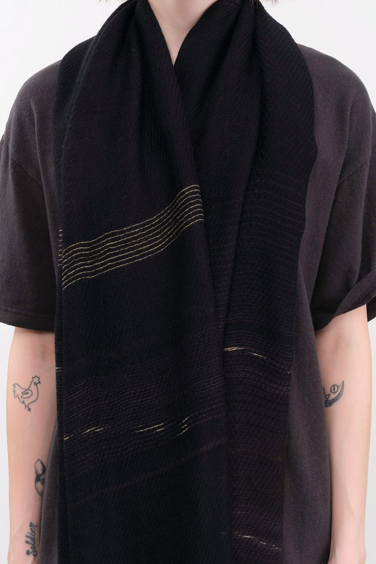 Tamaki Niime Accessories Scarves Small Roots Shawl in Canyon Canyon / One Size