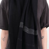 Tamaki Niime Accessories Scarves Small Roots Shawl in Eclipse Eclipse / One Size