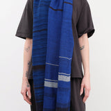 Tamaki Niime Accessories Scarves Small Roots Shawl in Lapiz Lapiz / One Size