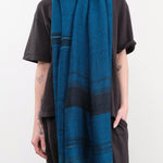 Tamaki Niime Accessories Scarves Small Roots Shawl in Marine Marine / One Size