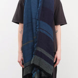 Tamaki Niime Accessories Scarves Big Roots Shawl in Mazarine Mazarine / One Size