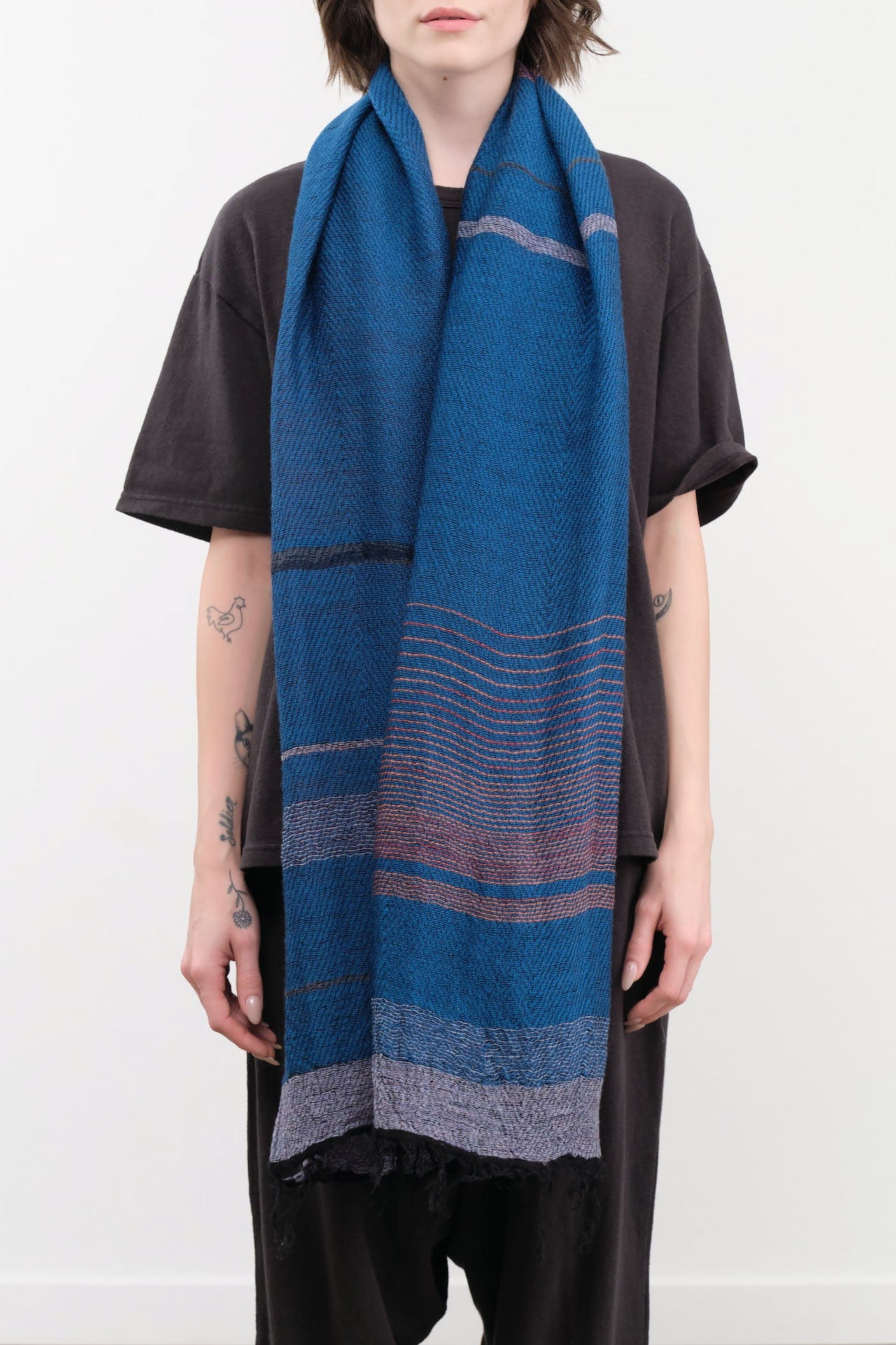 Tamaki Niime Accessories Scarves Small Roots Shawl in Sedona Sedona / One Size