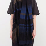 Tamaki Niime Accessories Scarves Big Roots Shawl in Slate Slate / One Size
