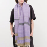 Tamaki Niime Accessories Scarves Big Roots Shawl in Wisteria Wisteria / One Size
