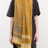 Tamaki Niime Accessories Scarves Small Roots Shawl in Lichen Lichen / One Size