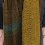 Tamaki Niime Accessories Scarves Small Roots Shawl in Moss Moss / One Size