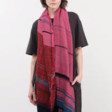 Tamaki Niime Accessories Scarves Small Roots Shawl in Rise Rise / One Size