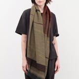 Tamaki Niime Accessories Scarves Small Roots Shawl in Sequoia Sequoia / One Size