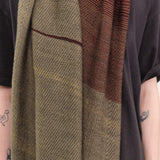 Tamaki Niime Accessories Scarves Small Roots Shawl in Sequoia Sequoia / One Size