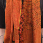 Tamaki Niime Accessories Scarves Small Roots Shawl in Umber Umber / One Size