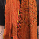 Tamaki Niime Accessories Scarves Small Roots Shawl in Umber Umber / One Size