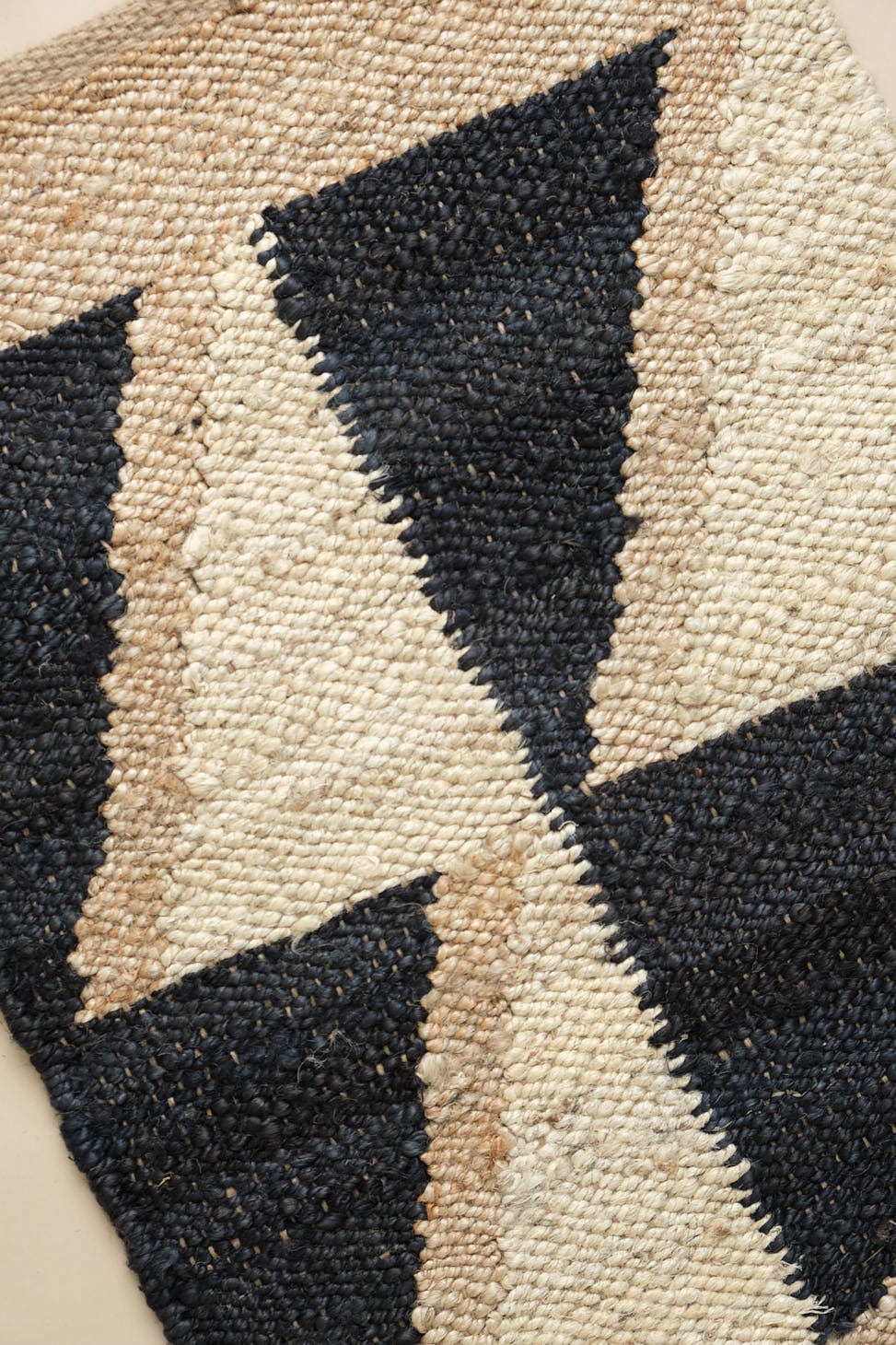 Close up of No. 2 Luna Hemp Rug