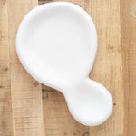 Tina Frey Designs Home Kitchen Serving Amoeba Double Bowl White / 12.5″ L X 8″ W X 1.5″ H