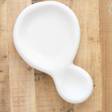 Tina Frey Designs Home Kitchen Serving Amoeba Double Bowl White / 12.5″ L X 8″ W X 1.5″ H