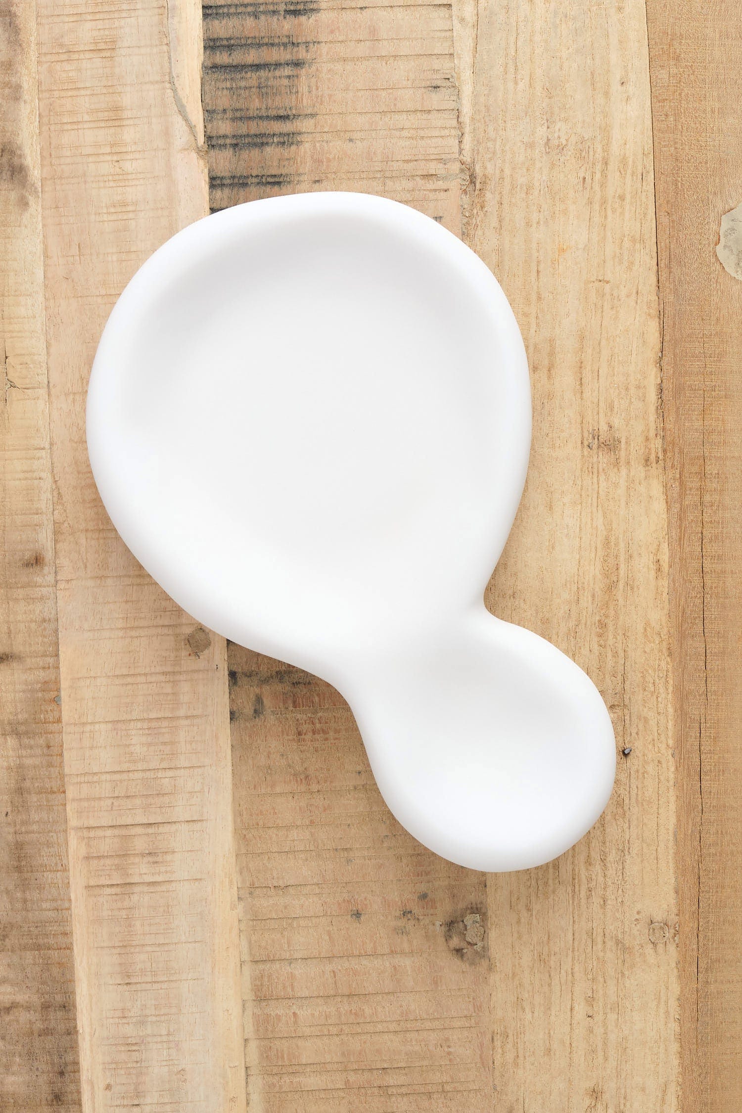 Tina Frey Designs Home Kitchen Serving Amoeba Double Bowl White / 12.5″ L X 8″ W X 1.5″ H