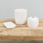 Tina Frey Designs Home Bath Accessories Arc Tissue Box Holder White / 5.5" L X 5" W X 6" H