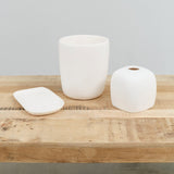 Tina Frey Designs Home Bath Accessories Arc Tissue Box Holder White / 5.5" L X 5" W X 6" H