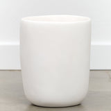 Tina Frey Designs Home Bath Accessories Arc Wastebasket White / 8.25″ L X 8″ W X 9.75″ H