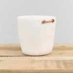 Tina Frey Designs Home Bar Accessories Cuadrado Champagne Bucket White / 9.25" H X 9" Dia