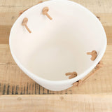 Tina Frey Designs Home Bar Accessories Cuadrado Champagne Bucket White / 9.25" H X 9" Dia