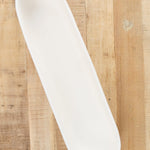 Tina Frey Designs Home Kitchen Serving Cuadrado Short Centerpiece Bowl White / 21.5" L X 6" W X 3.5" H
