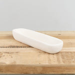 Tina Frey Designs Home Kitchen Serving Cuadrado Short Centerpiece Bowl White / 21.5" L X 6" W X 3.5" H