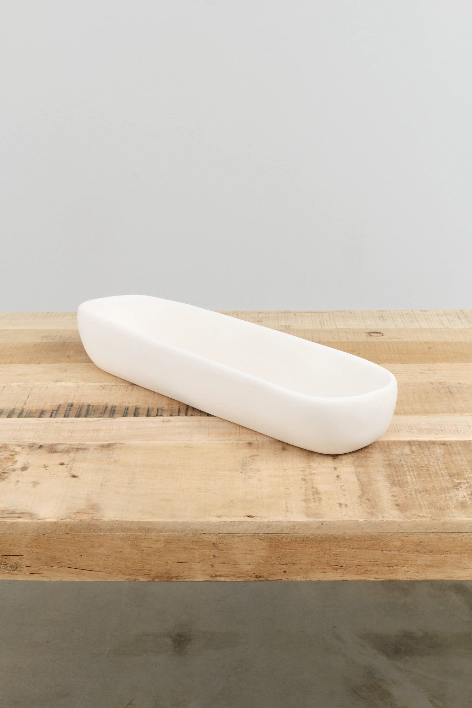 Tina Frey Designs Home Kitchen Serving Cuadrado Short Centerpiece Bowl White / 21.5" L X 6" W X 3.5" H