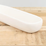 Tina Frey Designs Home Kitchen Serving Cuadrado Short Centerpiece Bowl White / 21.5" L X 6" W X 3.5" H