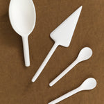 Tina Frey Designs Home Kitchen Serving Dessert Spoon White / 6.5" L X 1.25" H